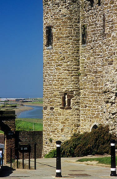 ENG: South East Region, East Sussex, Romney Marsh, Rye, Historic District, Medieval water gate, overlooking the now silted harbor on the River Rother [Ask for #256.526.]